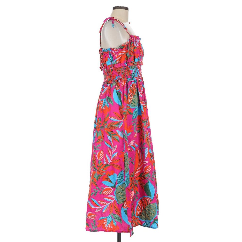 Sugarlips Colorful Tropical Print Long Summer Dress - Picture 3 of 5